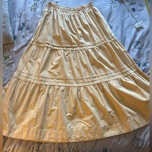 Anthropologie Somerset Tiered Maxi Skirt